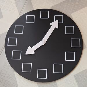 Learning Clock- Fill In Numbers With Chalk